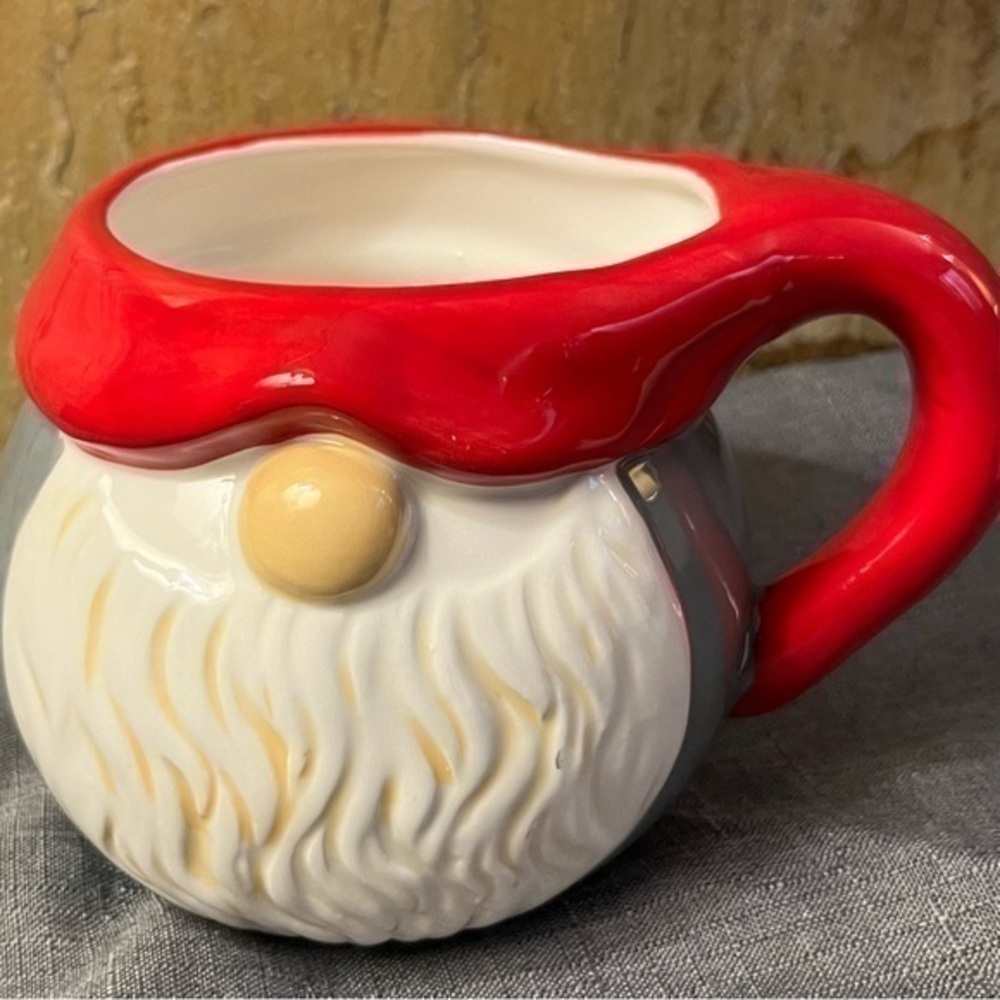 Christmas holiday mug Santa Claus Gnome perfect gift or to enjoy at home
